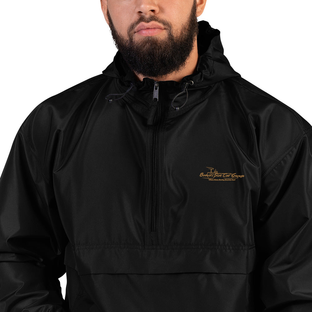 Embroidered “ Boone’s Slot Car Garage “Champion Packable Jacket