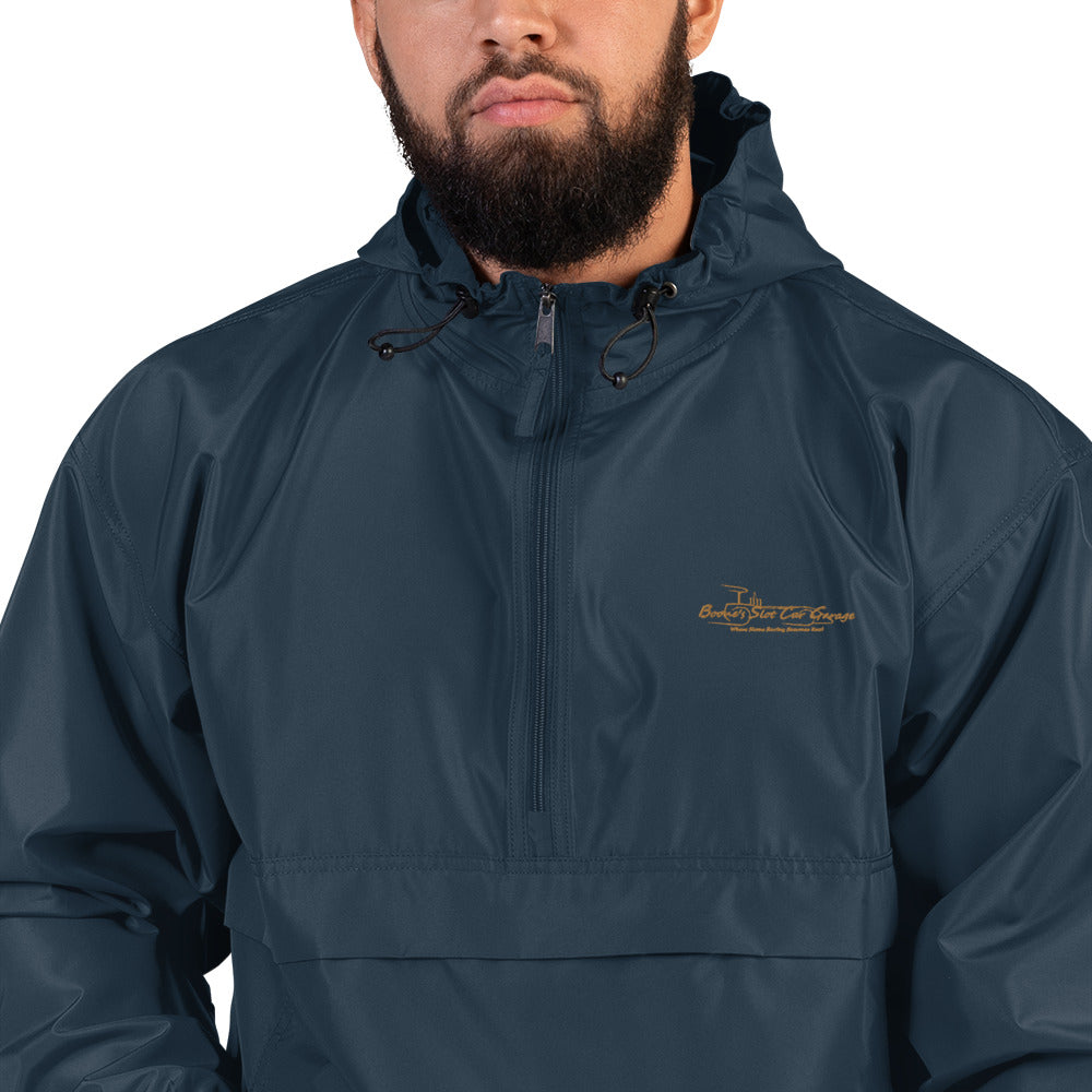 Embroidered “ Boone’s Slot Car Garage “Champion Packable Jacket