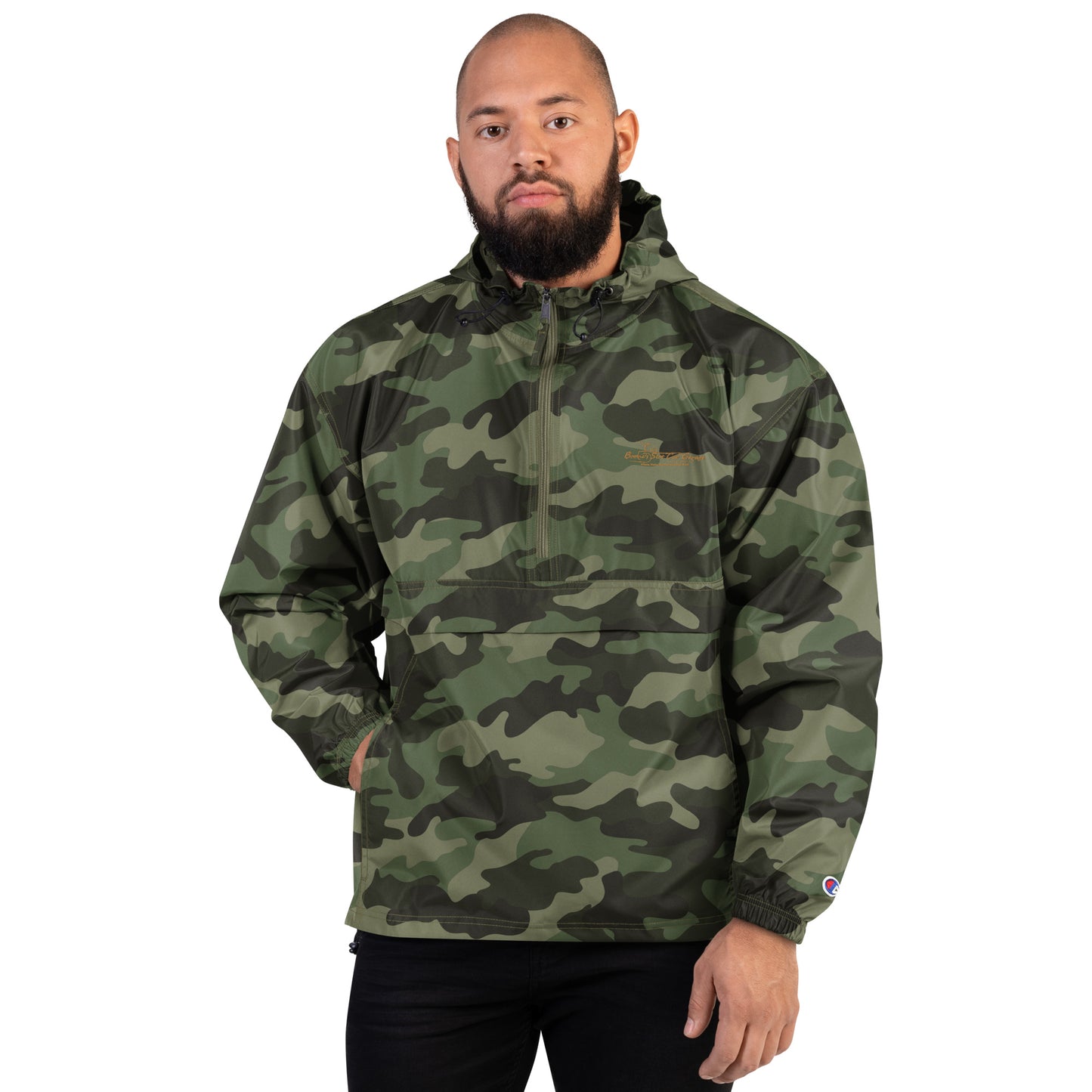 Embroidered “ Boone’s Slot Car Garage “Champion Packable Jacket