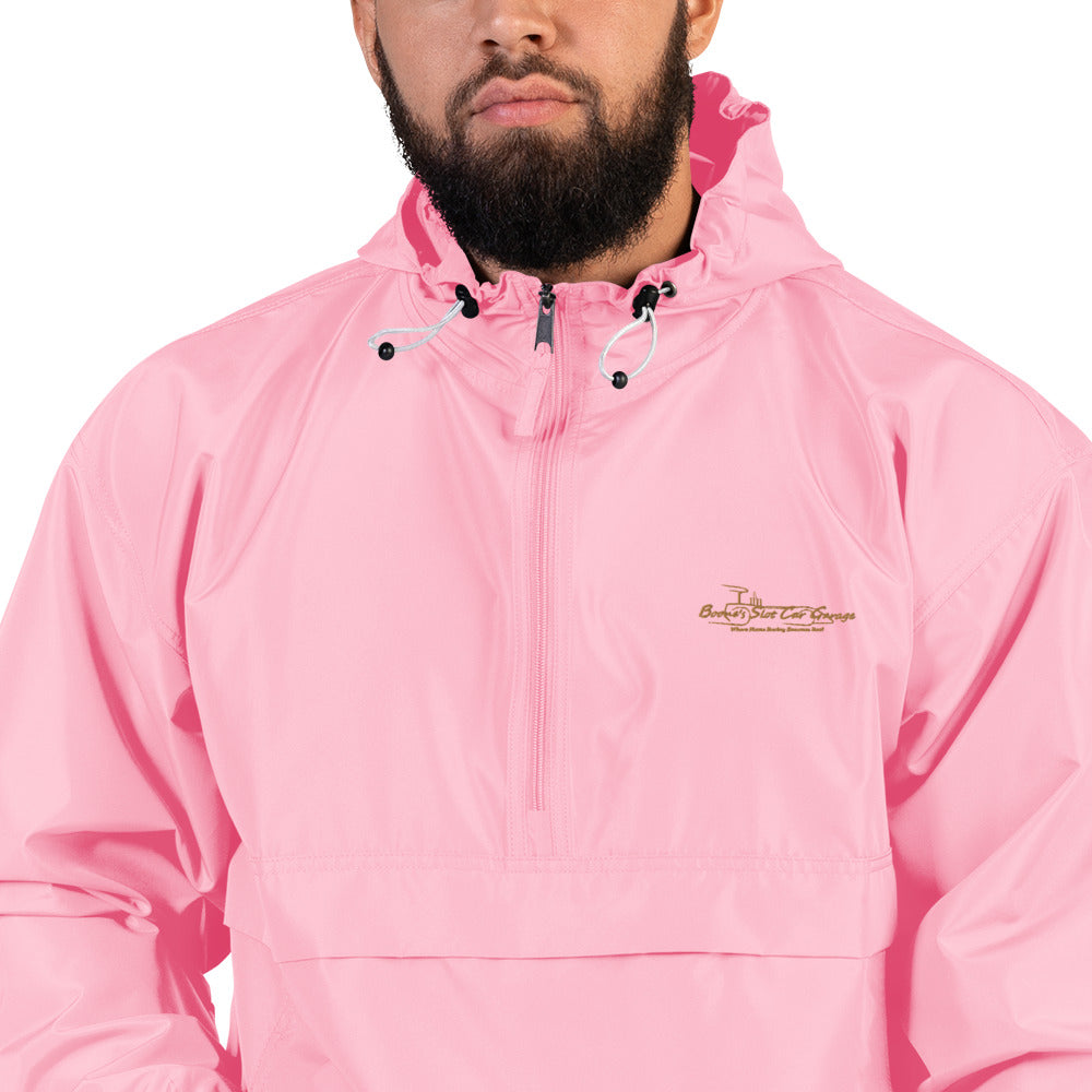 Embroidered “ Boone’s Slot Car Garage “Champion Packable Jacket