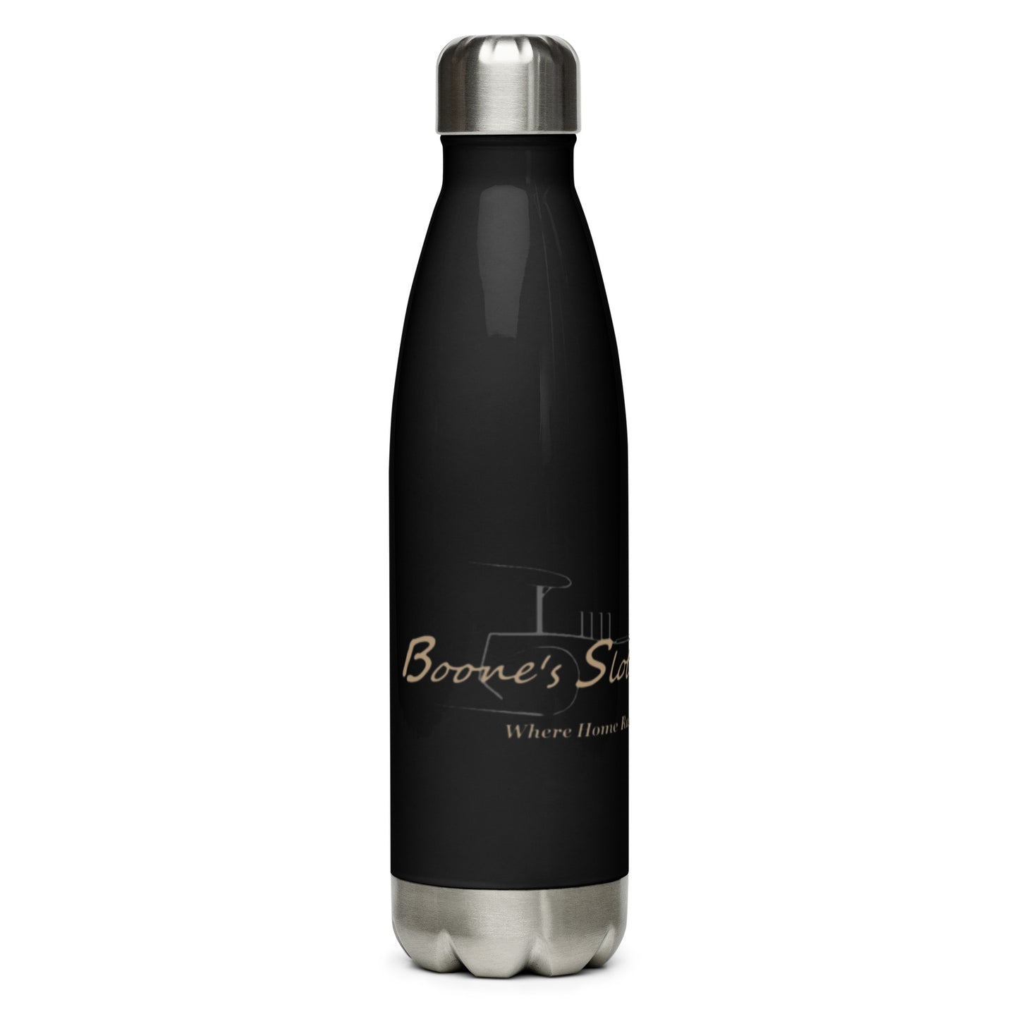“ Boone’s Slot Car Garage“ Stainless steel water bottle
