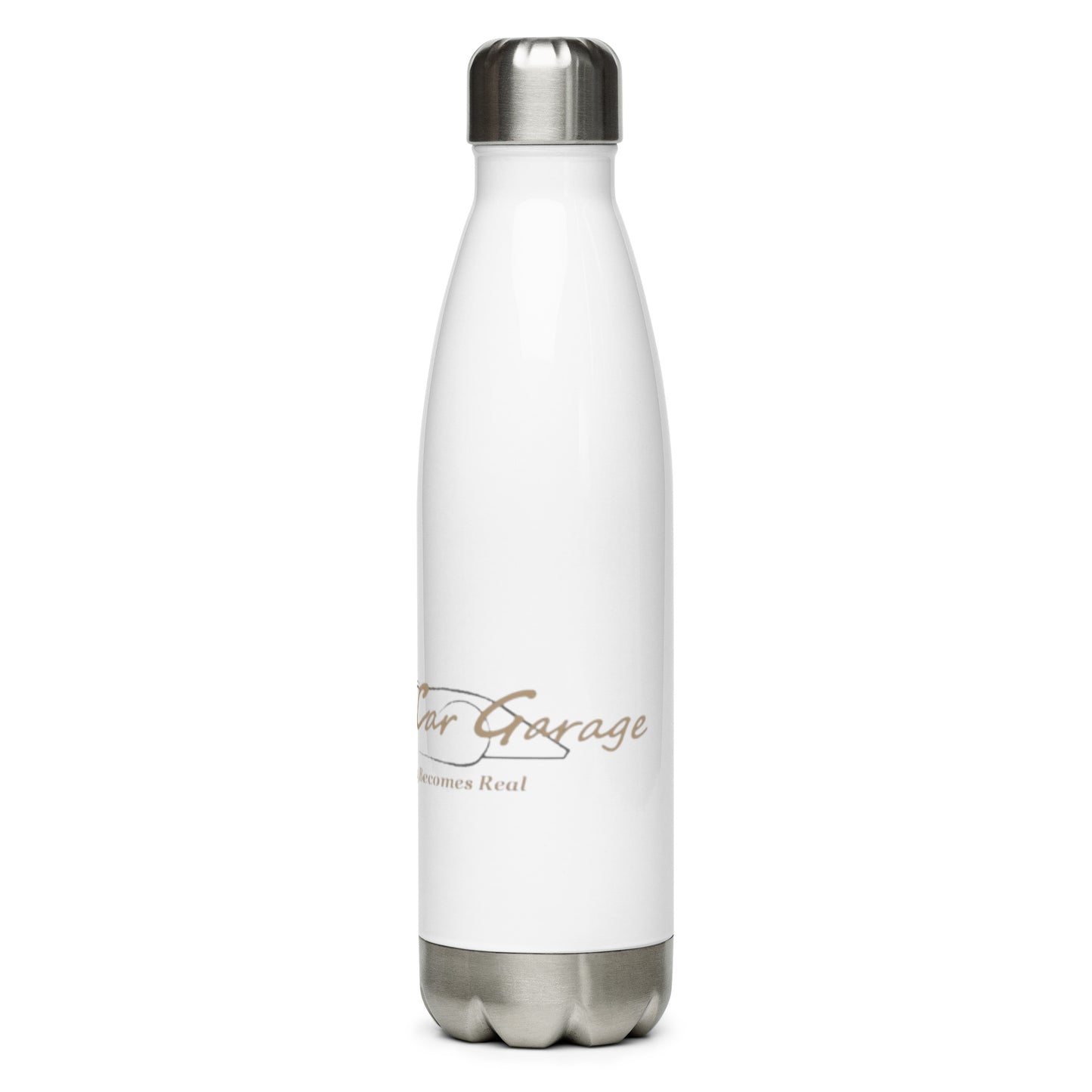 “ Boone’s Slot Car Garage“ Stainless steel water bottle