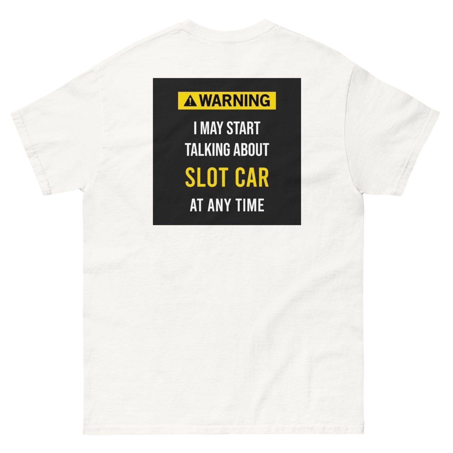 “ Warning “ Tee black & white