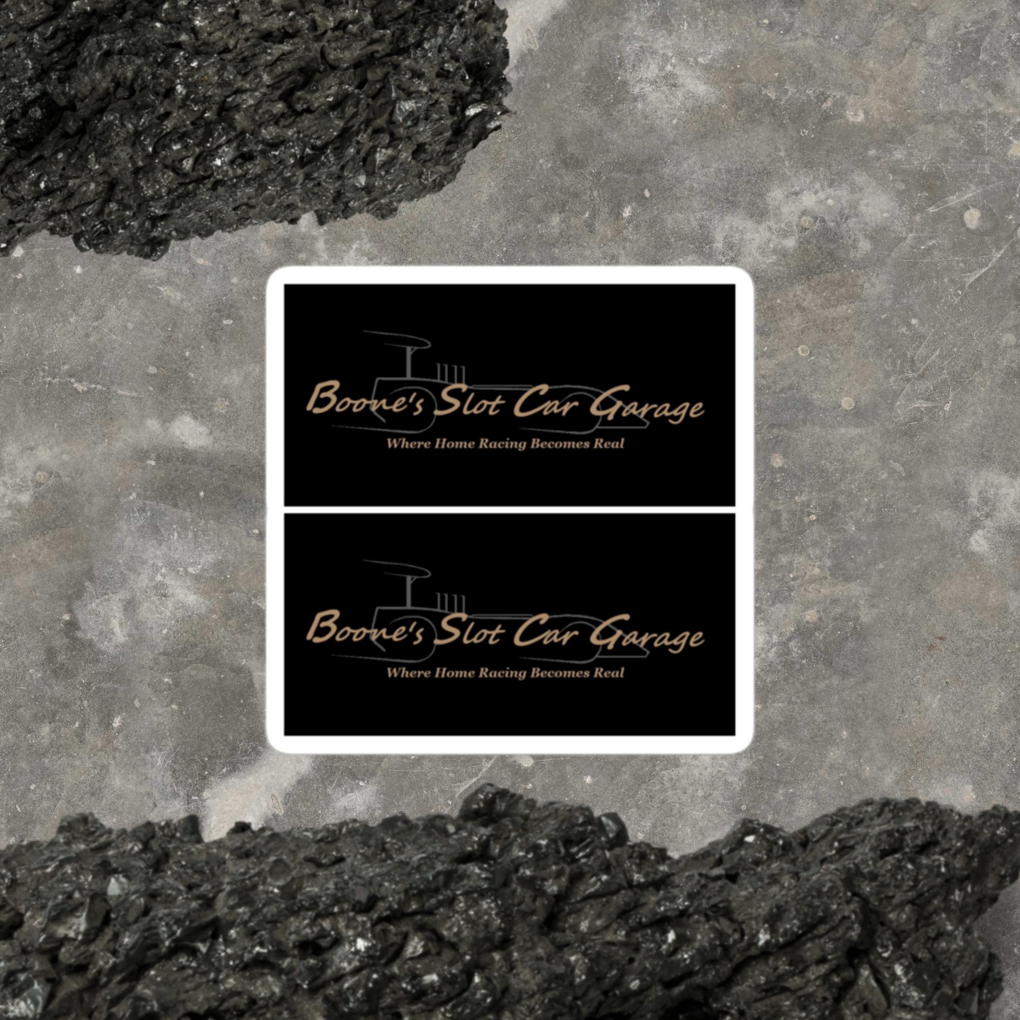Boone’s Slot Car Garage “ Stickers