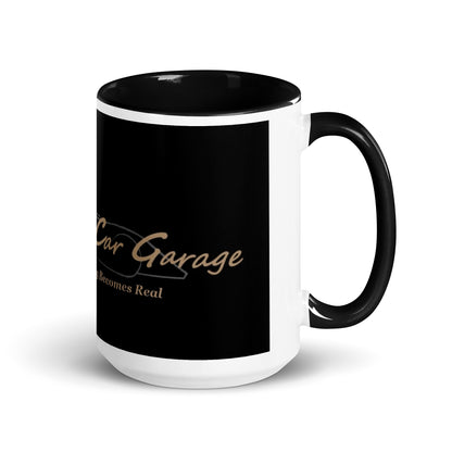 “Boone’s Slot Car Garage “ Logo Two Tone Mug